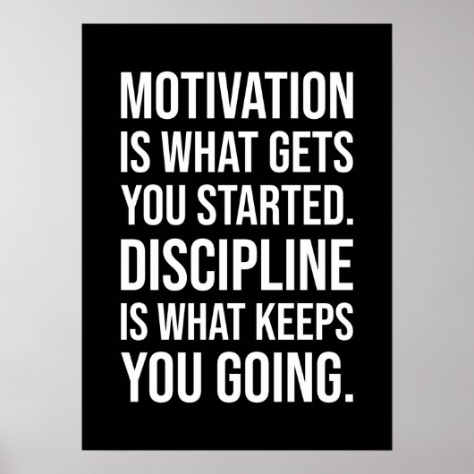 Workout Motivierend Poster (Vorne)