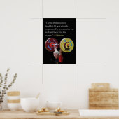 Workout Motivierend Poster (Küche)