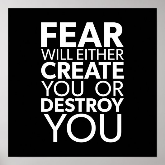 Workout Motivierend Poster (Vorne)