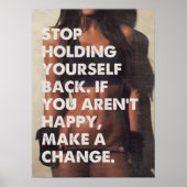 Workout Motivierend Poster (Vorne)