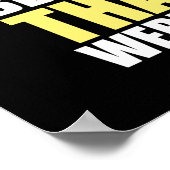 Workout Motivierend Poster (Ecke)