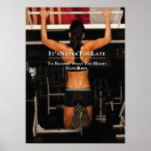 Workout Motivierend Poster (Vorne)