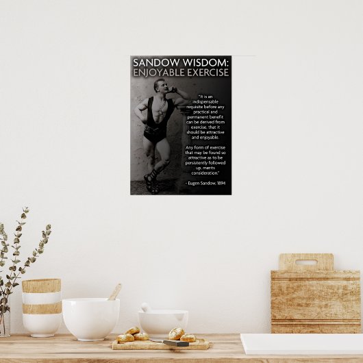 Workout Motivierend Poster (Küche)
