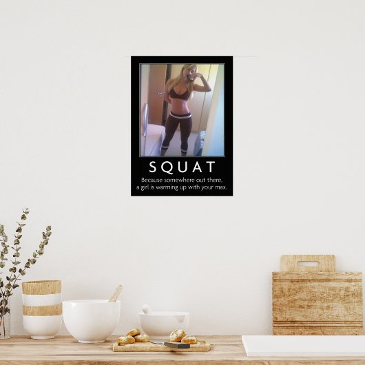 Workout Motivierend Poster (Küche)