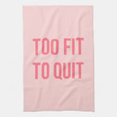 Workout-motivierend Zitat-auch gepaßtes heißes Küchentuch (Vertikal)