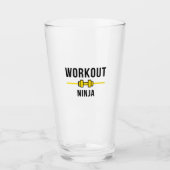 Workout ninja glas (Vorderseite)