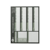 Workout-Notepad für den Body Madness Personal Trai Notizblock (Rotiert)