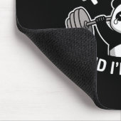 Workout Panda Alles tut weh müde Funny Gym Gif Mousepad (Ecke)