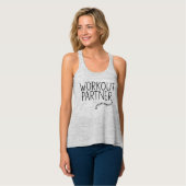Workout Partner Pregnancy Maternity Workout Tank Top (Vorderseite Vollansicht)