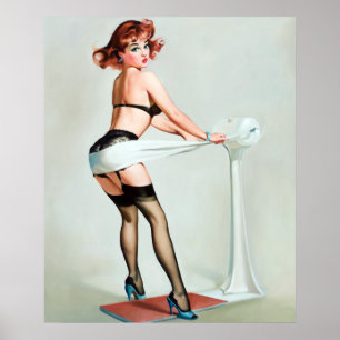 Workout-Pinup Poster