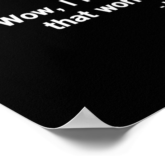 Workout-Regress Poster (Ecke)