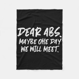 Workout Sehr geehrte Abs Funny Gym Übung Fitness Z Fleecedecke