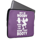 Workout-Spaß - Arbeit an diesem Hintern, Frauenfre Laptopschutzhülle (Vorne Rechts)