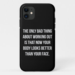 Workout Spaß - Körper und Gesicht - Funny Novelty  Case-Mate iPhone Hülle