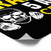 Workout Squad 5am Crew Funny Gym Workout Quote Poster (Ecke)