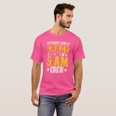 Workout Squad 5am Crew Gym Quote T-Shirt (Vorne ganz)