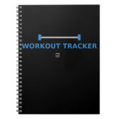 Workout Tracker - Fitness Journal Design Notizblock (Vorderseite)