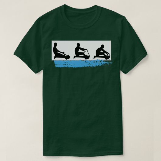 Workout Try Rowing's Rowing Machine Socks Serie So T-Shirt (Design vorne)