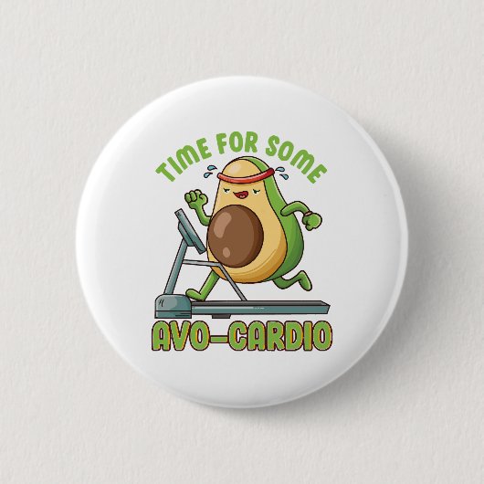 Workout Übung Funny Spaß Redewendungen Zitate Button (Vorderseite)