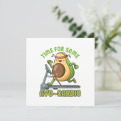 Workout Übung Funny Spaß Redewendungen Zitate Einladung (Stehend Vorderseite)