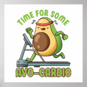 Workout Übung Funny Spaß Redewendungen Zitate Poster (Vorne)