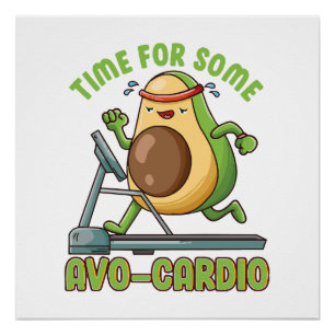 Workout-Übung Lustige Humor Sprüche Zitate Poster