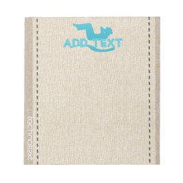 Workout Yoga Gym Sport Linken Look Hinzufügen Text Notizblock