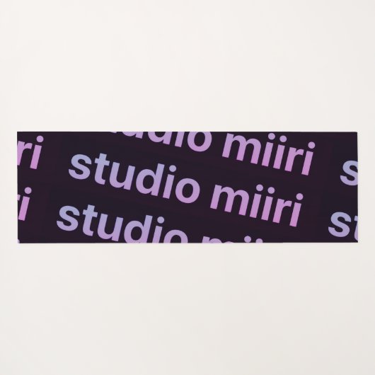 WORKOUT / YOGA MAT studio miiri Yogamatte (Rückseite (Horizontal))