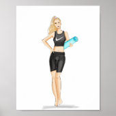 Workout, Yoga, Modellierung Poster (Vorne)