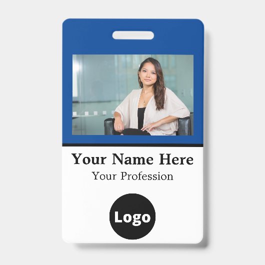 Workplace Abzeichen Lanyard Nametag Business Emplo Ausweis (Front)