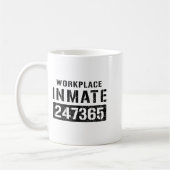 Workplace Worker Prisoner Inmate Halloween Costume Kaffeetasse (Links)