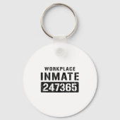 Workplace Worker Prisoner Inmate Halloween Costume Schlüsselanhänger (Vorderseite)