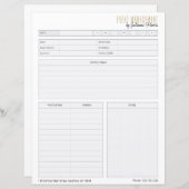 Worksheet "Business Event Planning" (Vorne/Hinten)