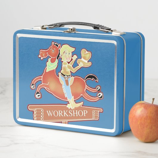 Workshop Cowboy Metall Brotdose (Beispiel)