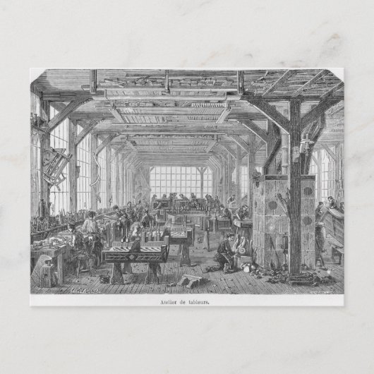 Workshop der Pianoisten von Pleyel Postkarte (Vorderseite)