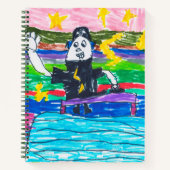 Workshop für Kinderkunstwerke Notizblock (Vorderseite)