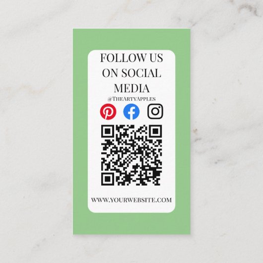 Workshop für Wollwaren Visitenkarte (Rückseite)