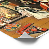 Workshop im Santa's House Picasso Art Poster (Ecke)