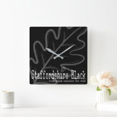 Workshop-Uhr Quadratische Wanduhr (Zuhause)