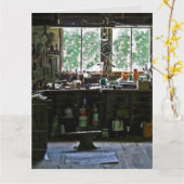Workshop Vaters Karte (Gelbe Blume)