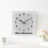 Workshop Vaters Quadratische Wanduhr (Zuhause)