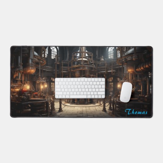 Workshop zum goldenen Zeitalter: Steampunk-Brillia Schreibtischunterlage (Tastatur & Maus)