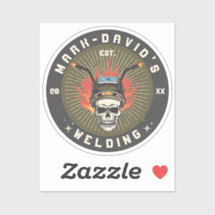 Workshop zum Schweißen von personalisiertem Schwei Aufkleber