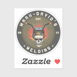 Workshop zum Schweißen von personalisiertem Schwei Aufkleber