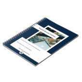 Workshop zur Finanzplanung White & Blue Notizblock (Linke Seite)