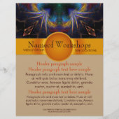 Workshops Party Events Fantasy Art Flyer Vorlage (Vorderseite)