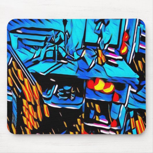 WorkSpace-Mittagessen Mousepad (Vorne)