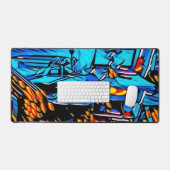 WorkSpace-Mittagessen Schreibtischunterlage (Tastatur & Maus)