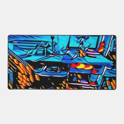 WorkSpace-Mittagessen Schreibtischunterlage (Vorderseite)