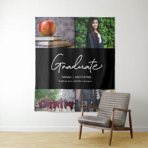 Workstation für benutzerdefinierte Graduiertenfoto Wandteppich